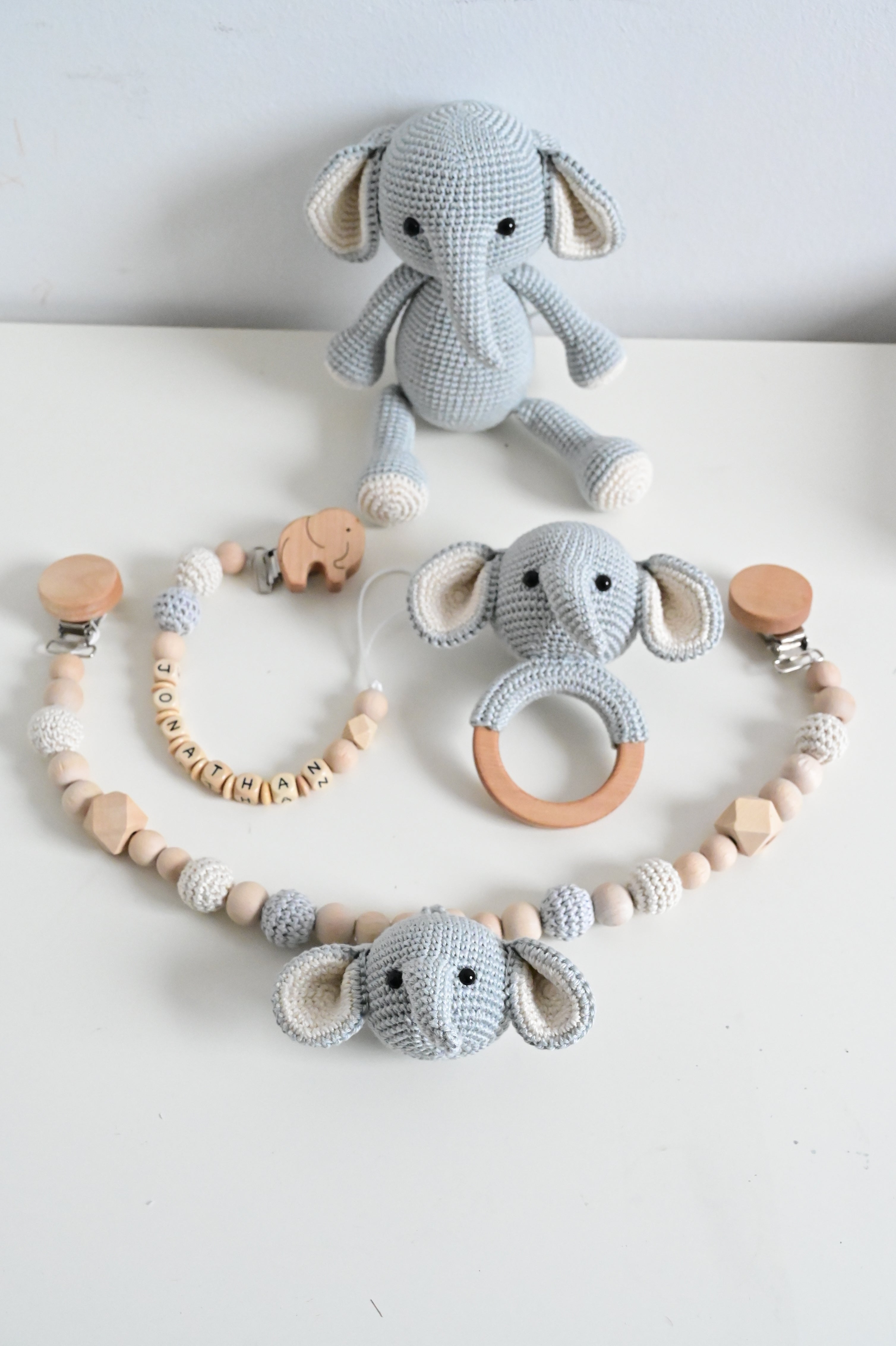 Mint Home Atelier™ Elefanten Set Grau II