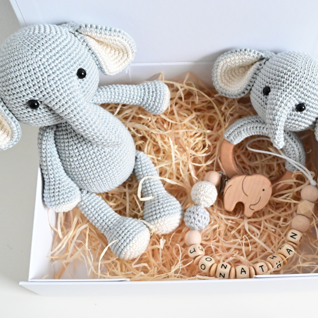 Mint Home Atelier™ Elefanten Set Grau II